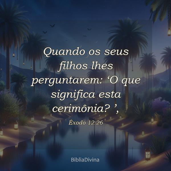 Êxodo 12:26