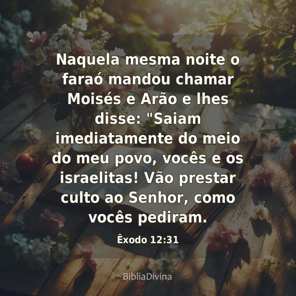 Êxodo 12:31