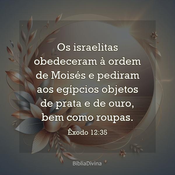 Êxodo 12:35