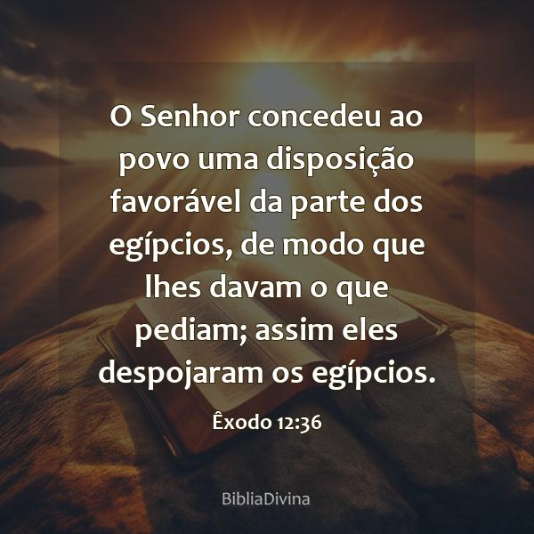 Êxodo 12:36