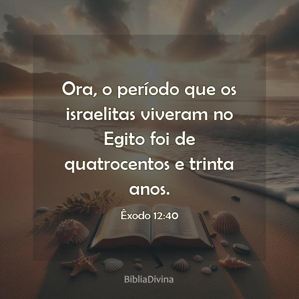 Êxodo 12:40