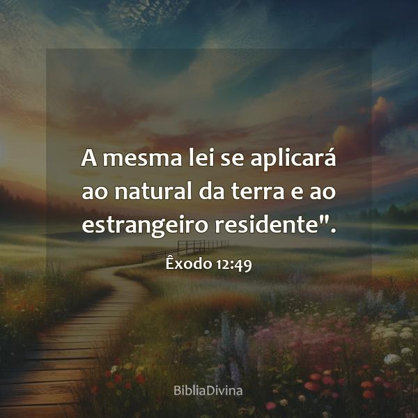 Êxodo 12:49