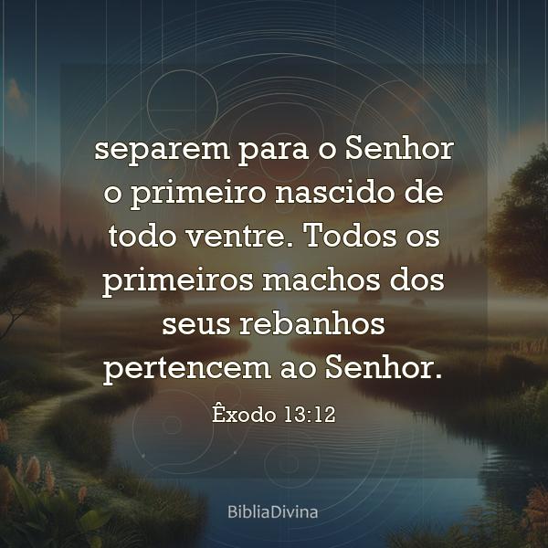 Êxodo 13:12