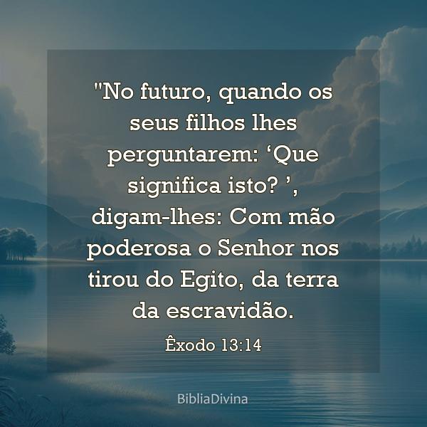 Êxodo 13:14