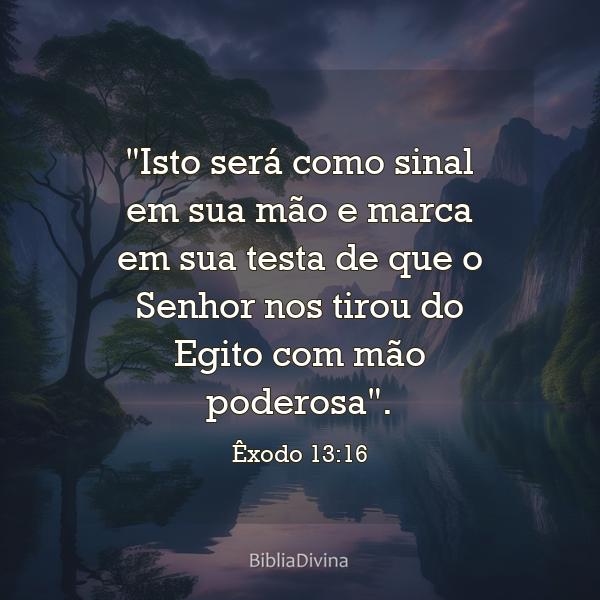 Êxodo 13:16