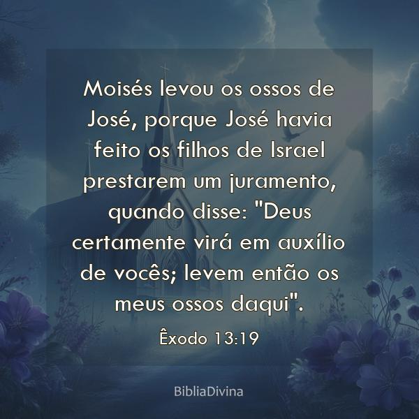 Êxodo 13:19