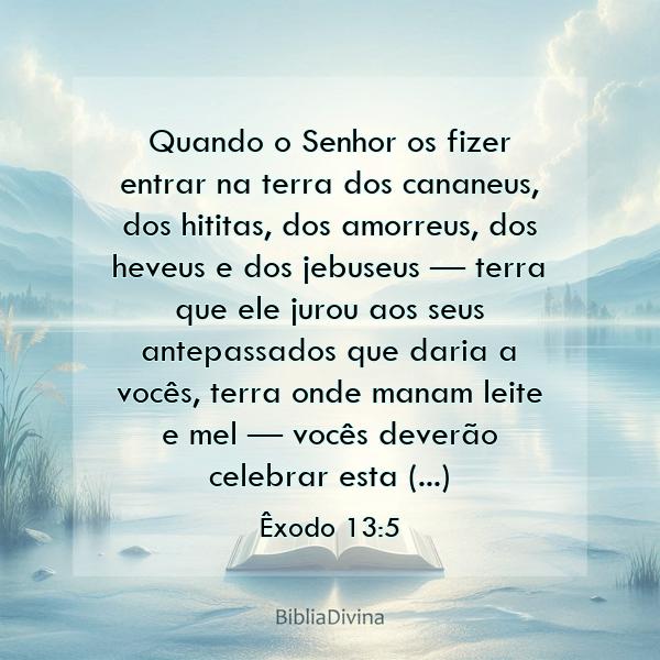 Êxodo 13:5