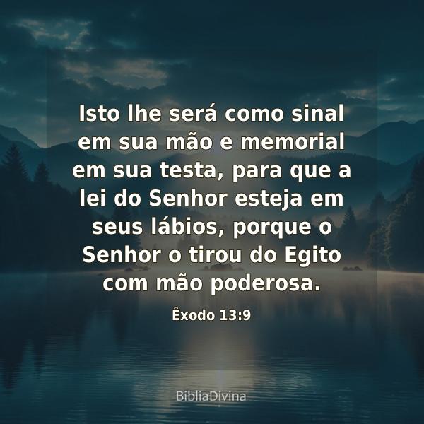 Êxodo 13:9