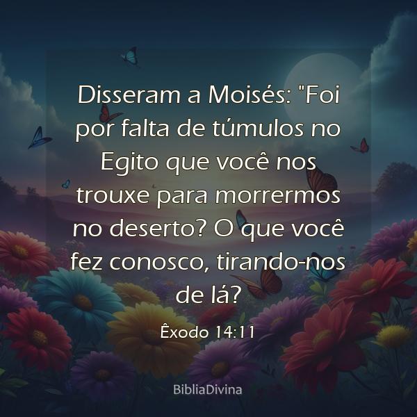 Êxodo 14:11