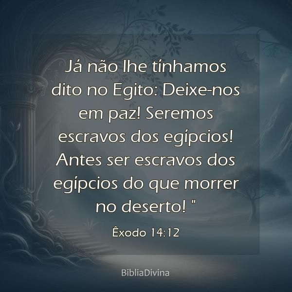 Êxodo 14:12