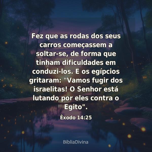 Êxodo 14:25