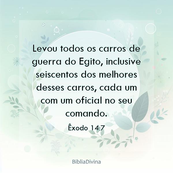 Êxodo 14:7