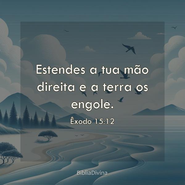 Êxodo 15:12