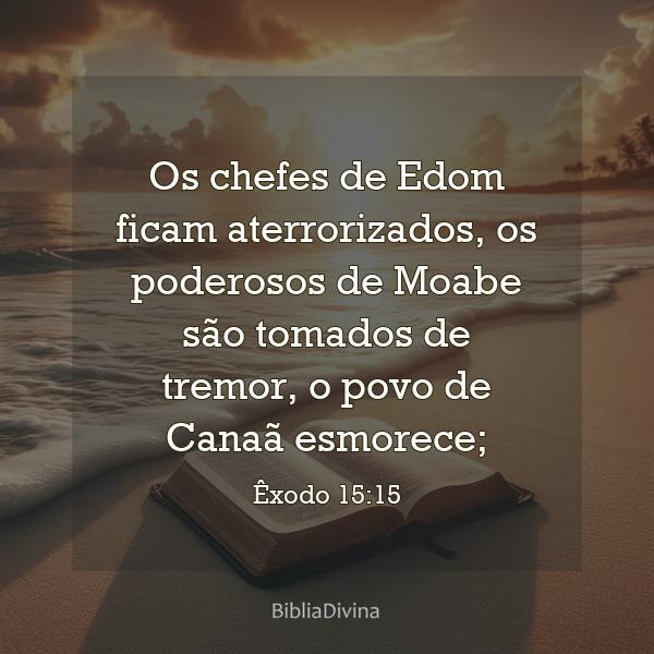 Êxodo 15:15