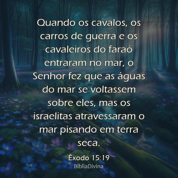 Êxodo 15:19