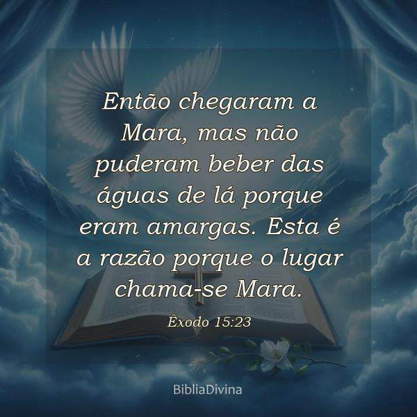 Êxodo 15:23