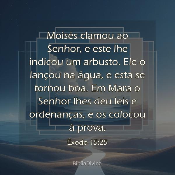 Êxodo 15:25