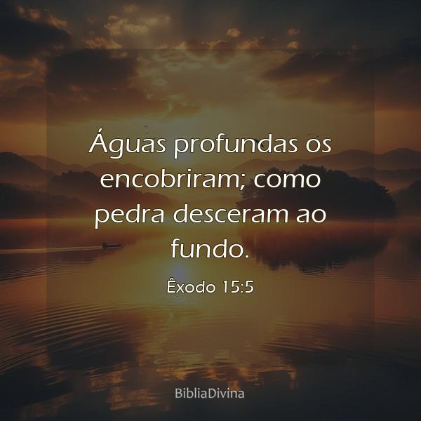 Êxodo 15:5