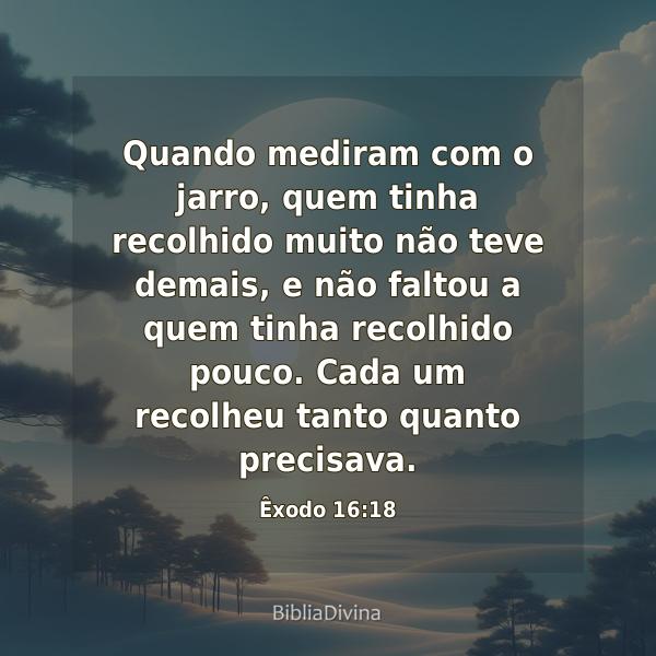 Êxodo 16:18