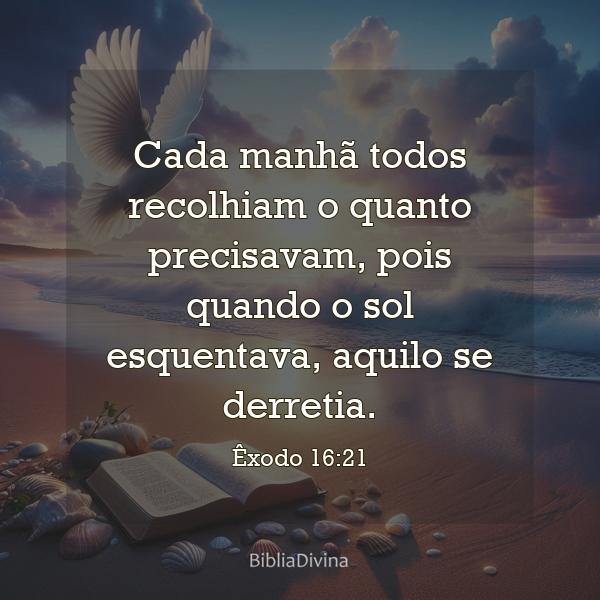 Êxodo 16:21