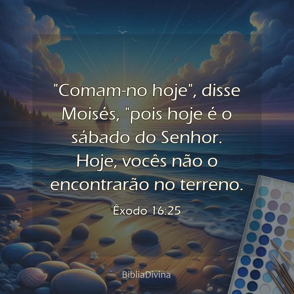 Êxodo 16:25