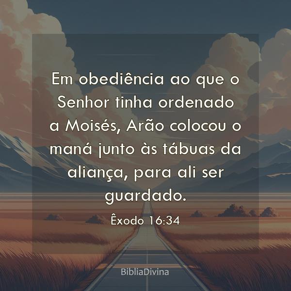 Êxodo 16:34