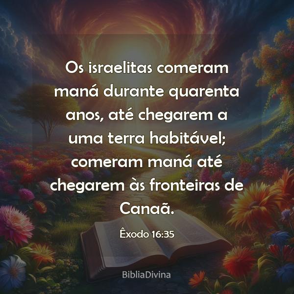 Êxodo 16:35