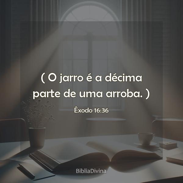 Êxodo 16:36