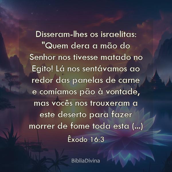 Êxodo 16:3