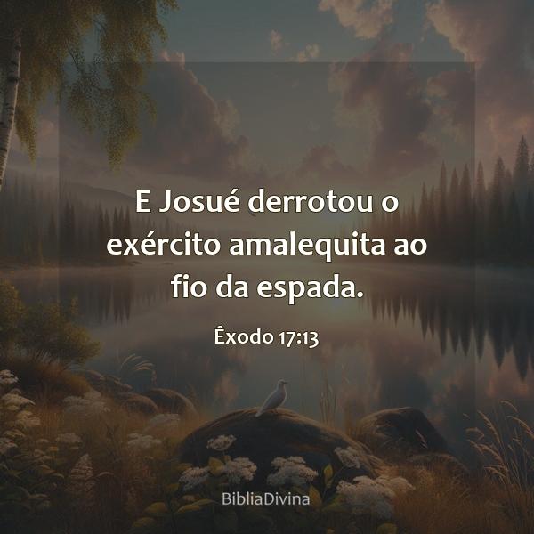 Êxodo 17:13