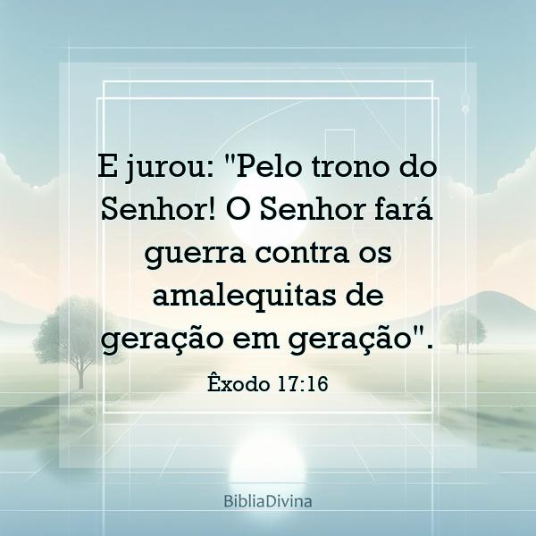 Êxodo 17:16