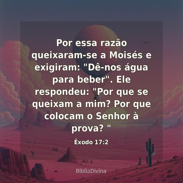 Êxodo 17:2