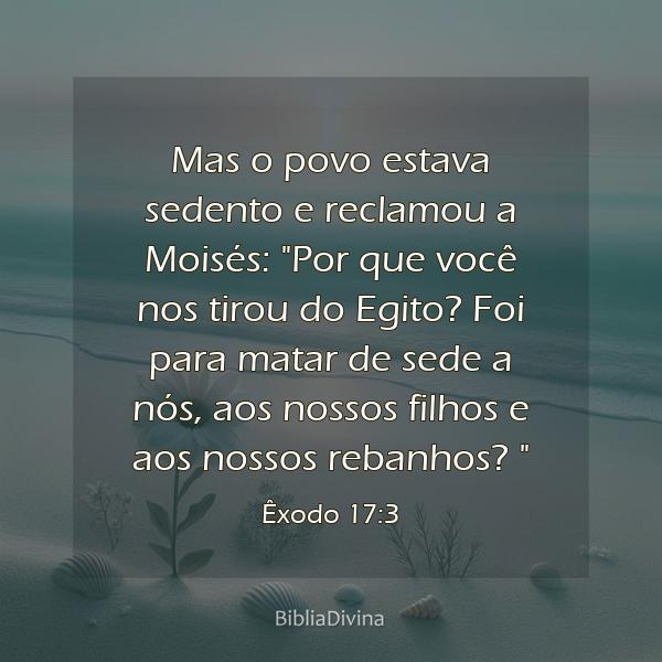 Êxodo 17:3