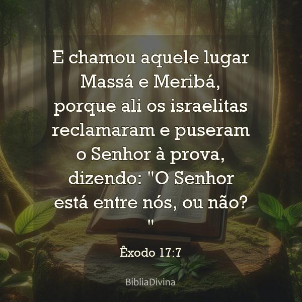 Êxodo 17:7