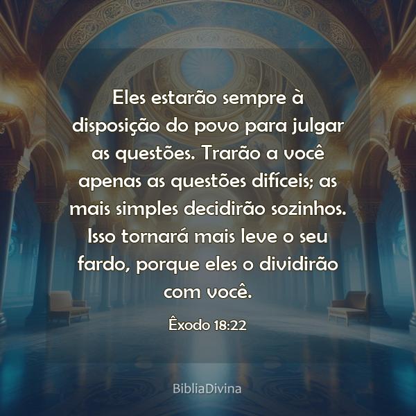 Êxodo 18:22