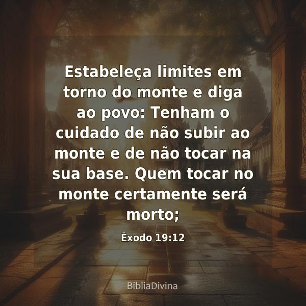 Êxodo 19:12