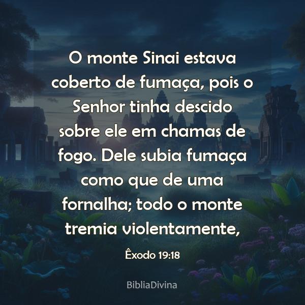 Êxodo 19:18