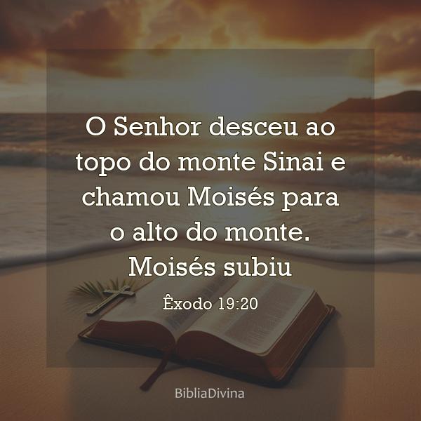 Êxodo 19:20