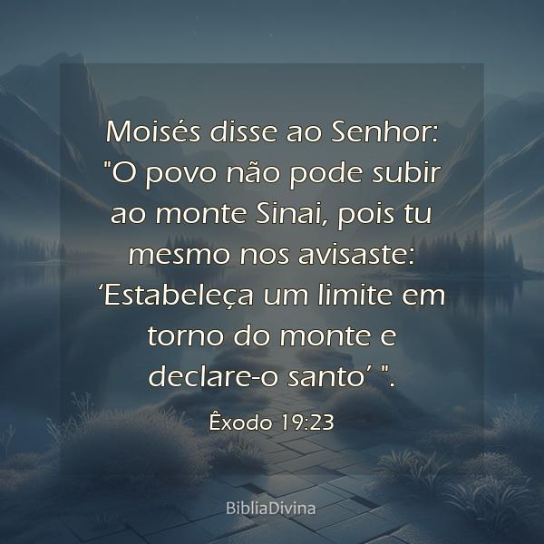 Êxodo 19:23