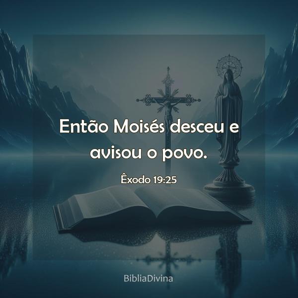 Êxodo 19:25