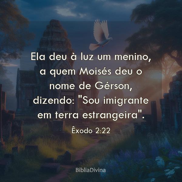 Êxodo 2:22