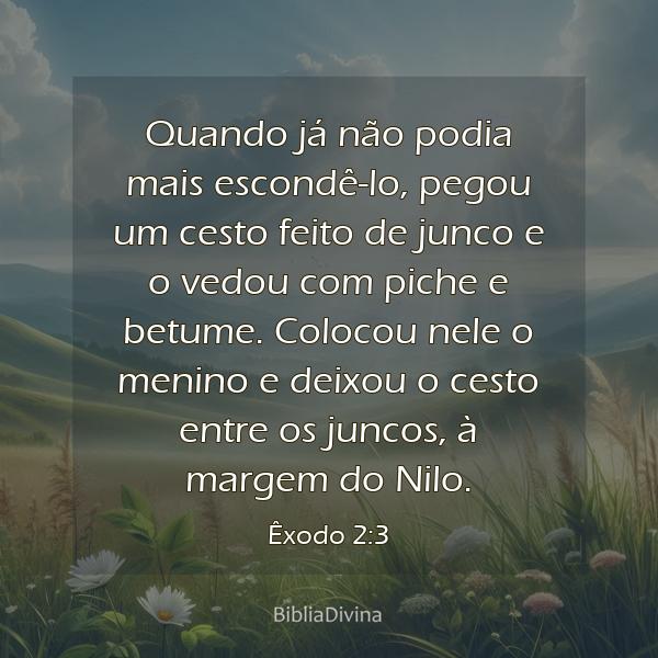 Êxodo 2:3