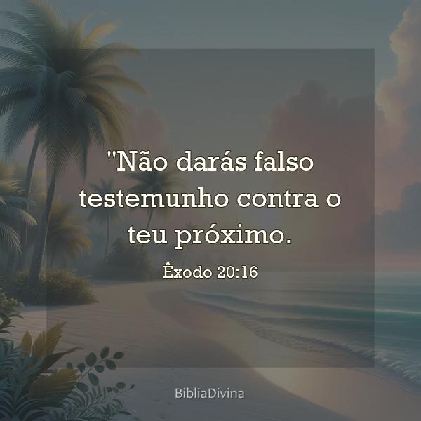 Êxodo 20:16