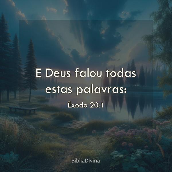 Êxodo 20:1