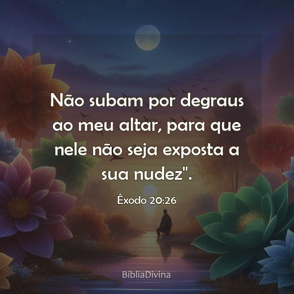 Êxodo 20:26