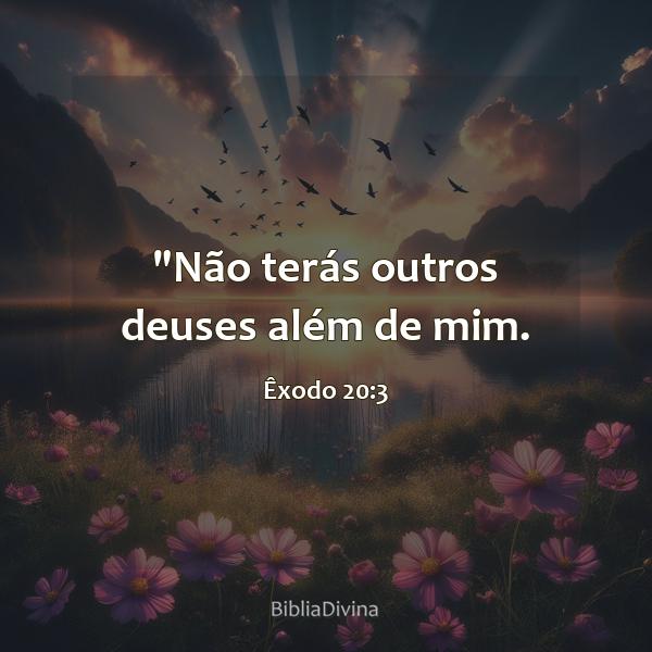 Êxodo 20:3