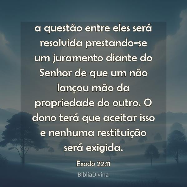 Êxodo 22:11