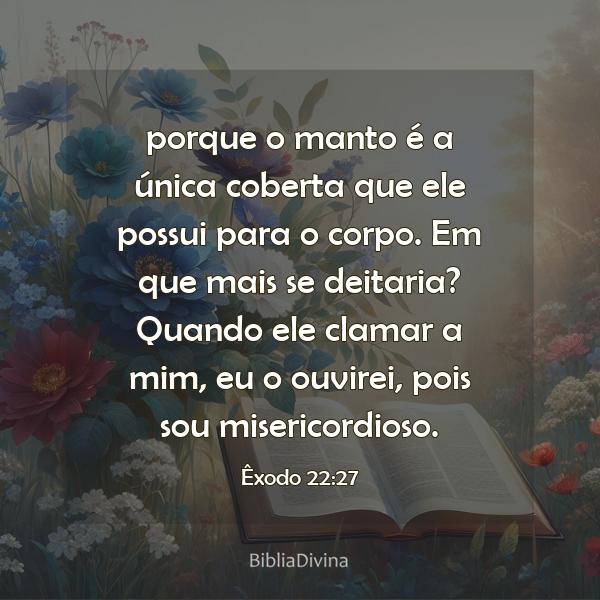 Êxodo 22:27