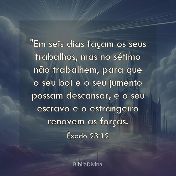 Êxodo 23:12