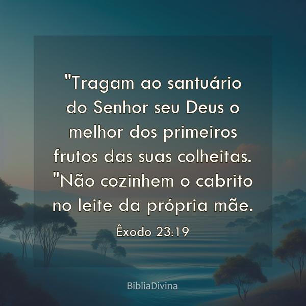 Êxodo 23:19